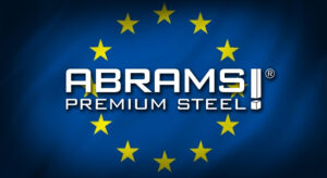 ABRAMS EU Flagge Stahl